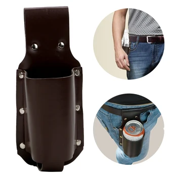 

Beverage Can Holder Bottle Waist Beer Belt Bag Portable Outdoor Climbing Camping Hiking PU Leather Fanny Pouch Hanging Bags
