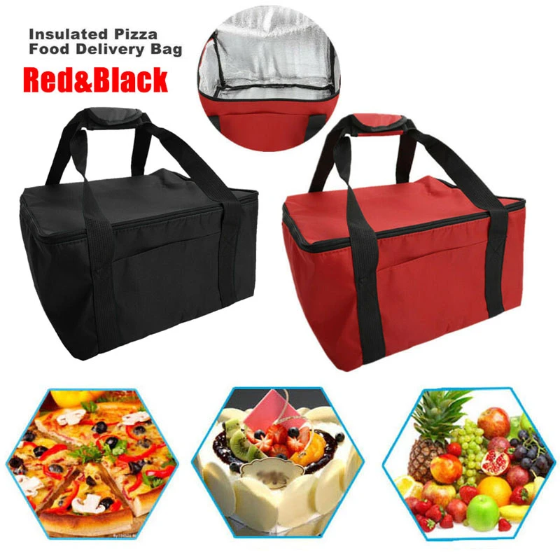 420*420*230mm Hot Food Pizza Takeaway Restaurant Delivery Bag Thermal Insulated