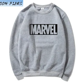 

2019 New Marvel Letter Print letter Sweatshirt Men Hoodies Fashion Solid Hoody Men Pullover Men's Tracksuits male coats