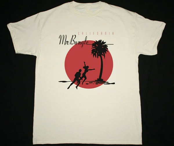 Рубашка Mr Bungle California Mike Patton Faith No More White MEnT 1A382 | Мужская одежда