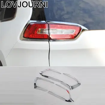 

Trunk Front Bumper Grille Door Handle Exterior Modified Automobile Modification Protecter Sticker Strip 18 19 FOR JEEP Cherokee