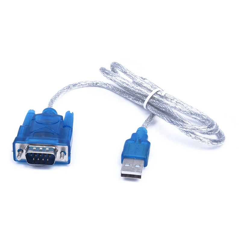 1 шт. Usb в Rs232 серийный 9 Pin Db9 Кабель адаптер конвертер и 1 шт. 4.9Ft Rj45 штекер в D-Sub Rs232 Db9 Женский адаптер плоский кабель