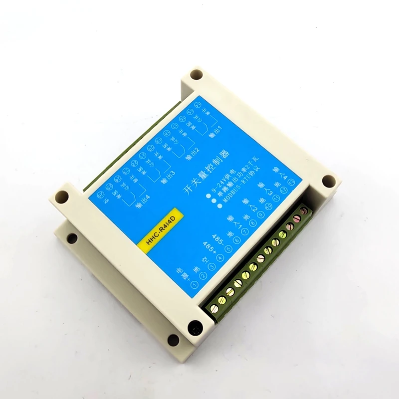 MODBUS RTU протокол 4 в 4 из релейный модуль управления RS485 переключатель вход и выход PLC модуль