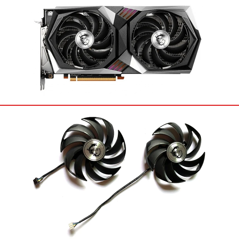Ventola Originale 95Mm Pld10010B12Hh 4Pin Rtx3060 Ti Gpu Per Msi Radeon Rx 6700 Xt Gaming X Geforce Rtx 3060 Ti Gaming X Cooling