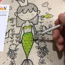 Пустой Холст Фартук детский сад живопись граффити маслостойкий противообрастающий фартук жилет верхняя одежда