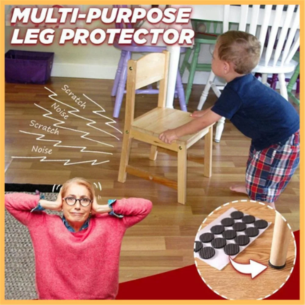Furniture Table Chair Legs Protector Cover Anti vibration Pads Table Feet Anti-Slip Pad Multi-Purpose (21)