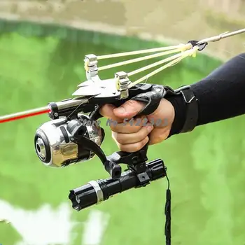 

Powerful Slingshot Fishing Hunting Set Pro Fish Shooting Arrow Catapult Outdoor Launcher Or Outdoor Fishing Hunting Accurate
