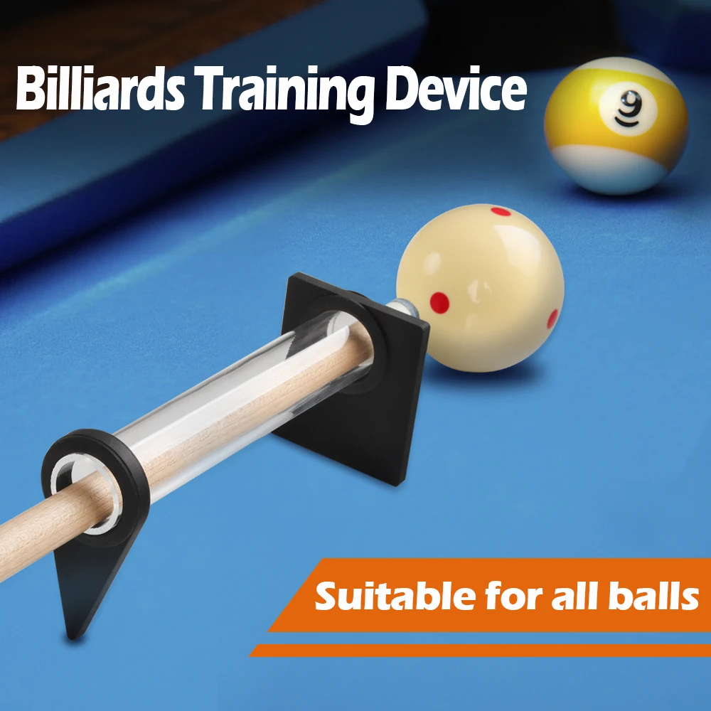 

Billiard Stroke Trainer Acrylic Snooker Practice Tool Rod Exerciser Balancer Cue Training Device Adustable Altitude Training Kit