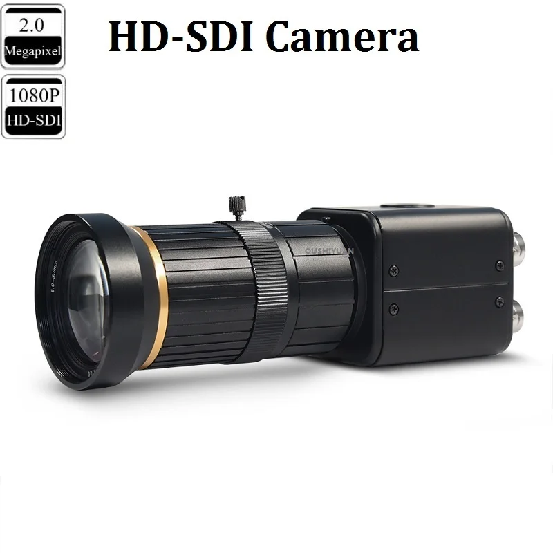 Промышленный CCTVHD-SDI 2.0MP 1080P зум-объектив 5-50 мм Мини SDI камера