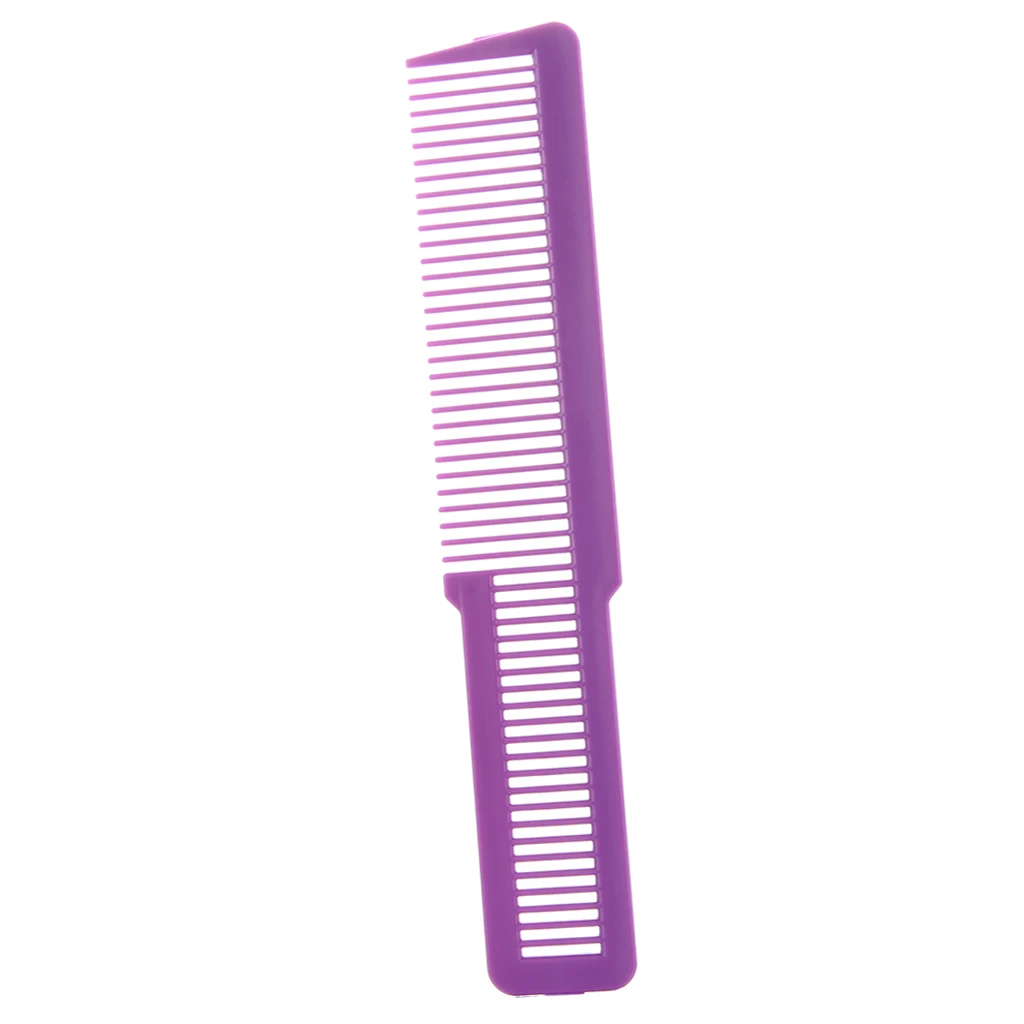 1Pc Professional Flat Top Stylist Salon Combs Hair Brush Barber Clipper Cutting Hairdressing Care Hair Styling Tool