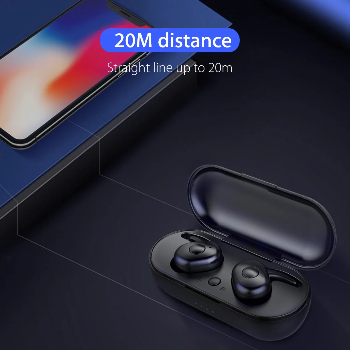Bluetooth 5,0 двойные наушники водонепроницаемые TWS мини беспроводные HiFi стерео двусторонние звонки портативные спортивные наушники для Xiaomi