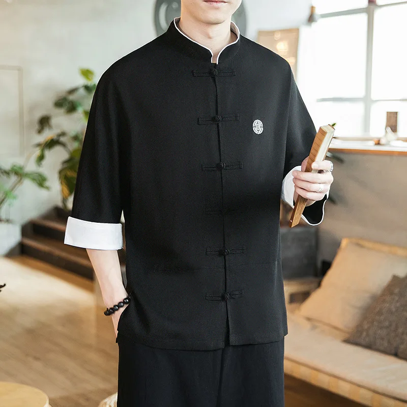 Japanese Kimono Samurai Costume Men Print Yukata Coat Harajuku Style Shirt Japan Male Traditional Embroidery Haori Cardigan japanese kimono cardigan japanese kimono japanese kimono shirt