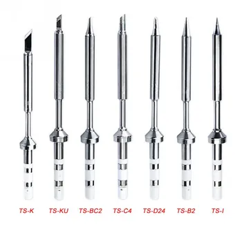 

1 Piece Mini Digital LCD Soldering Soldering Iron Soldering Accessory Soldering Tip 105mm For TS100 mini soldering station