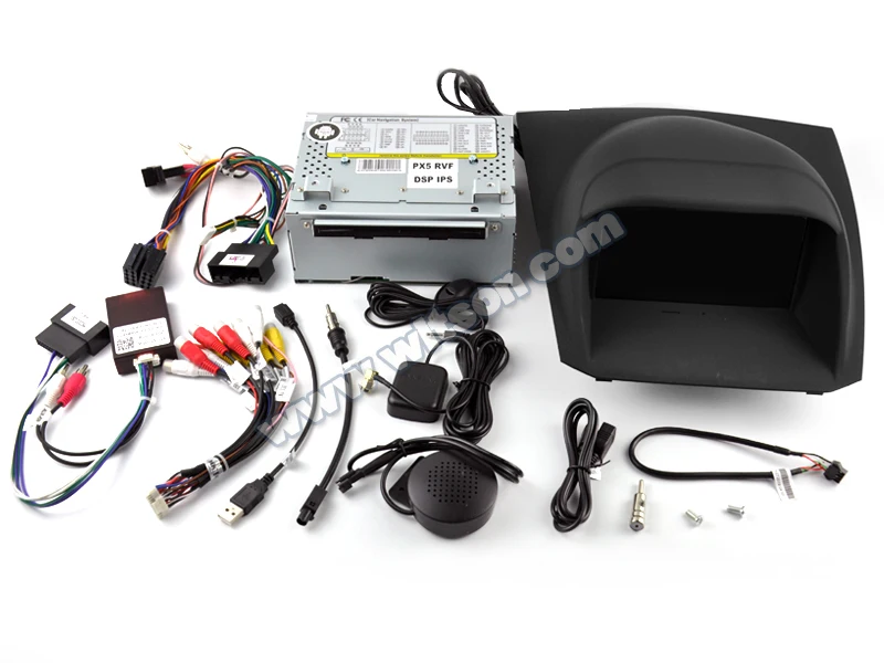 6," Android 9,0 Pie OS автомобильный DVD Мультимедиа Навигация gps радио для Ford Fiesta 2013- с 256 Гб внешний HDD Поддержка