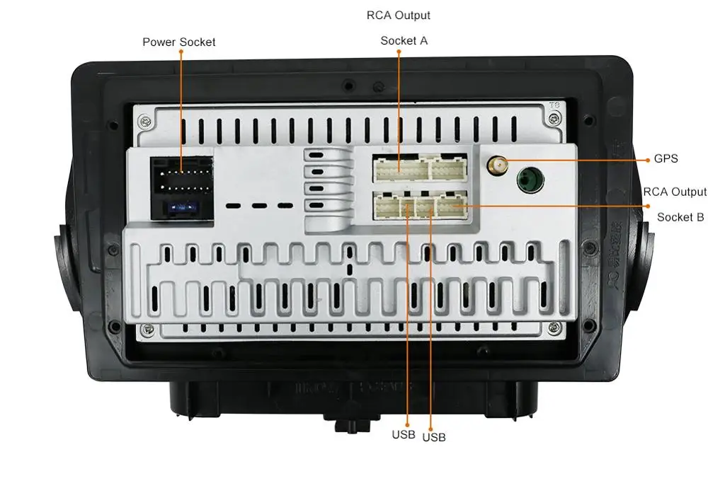  2 din Autoradio Car Stereo Radio Android 9.0 For Ford Kuga radio multimedia player with Wifi Split 