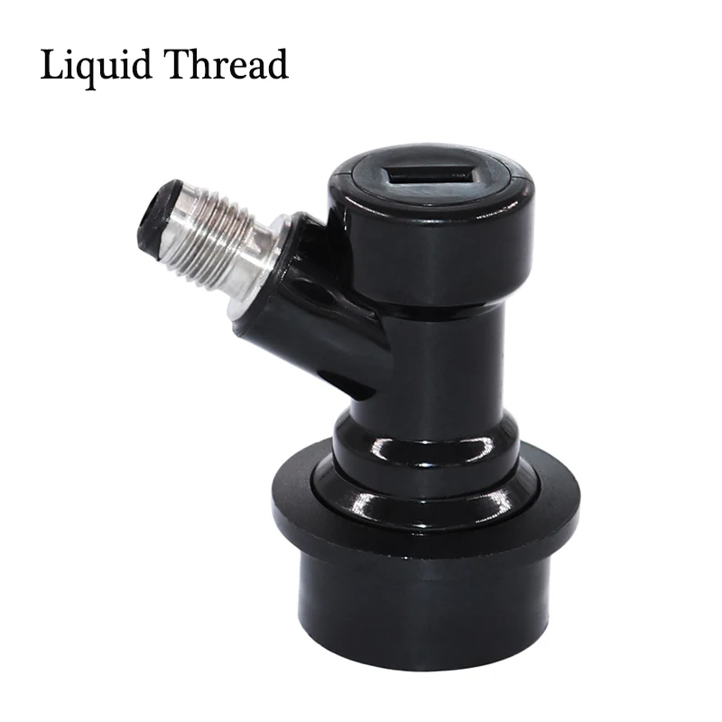 Premium Ball Lock Keg Connector Dispenser – Liquid/Gas Homebrew Tool with 1/4'' Swivel Nut