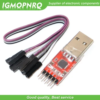 

1set USB 2.0 to TTL UART 5PIN Module Serial Converter CP2102 STC PRGMR Free Cable EM88