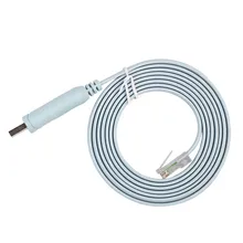 1pc 1.8m usb para rj45 usb para rs232 serial para rj45 cat5 cabo de console para cisco roteadores adaptador/cabo usb para rs232 serial a rj45