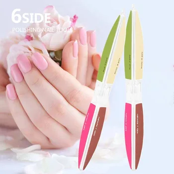 

1Pc Nail File Buffer Sanding Grinding Block Grind Sand Nail ArtS Pedicure Manicure Tool Salon Hone Use