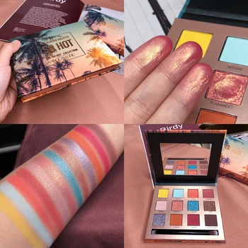 

12 Colors Shimmer Matte Eyeshadow Pallete Glitter Powder Eye Shadow Palette Makeup Palette Creamy Pigment Cosmetic Makeup Brushe