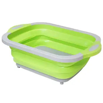 

Multifunction Foldable 2 In 1 Washing And Cutting Vegetables Board Creative Folding Multifunctional Chopping Board Sink Colander