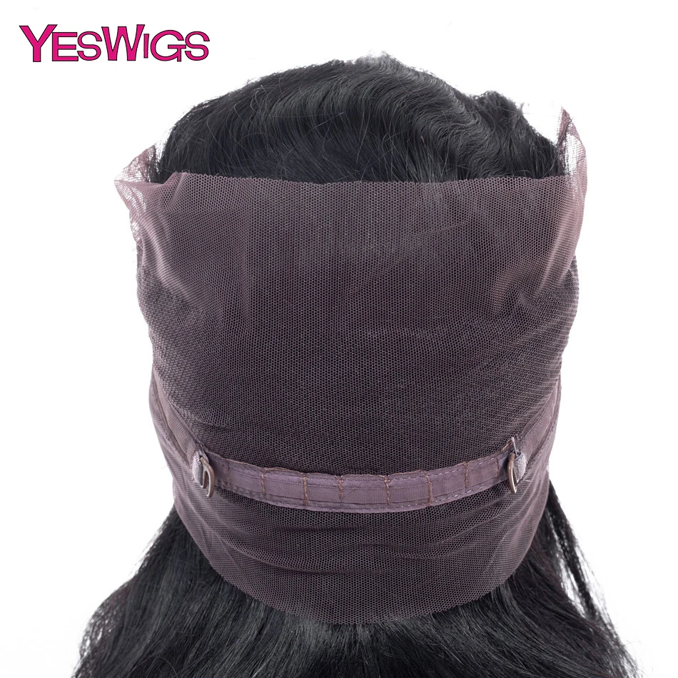 Yeswigs Hair Malaysian Straight Lace Frontal Closure 360 Lace Frontal With Baby Hair Remy Human Hair Closure Free Part (2)