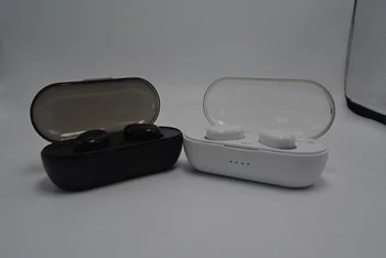 

Bluetooth wireless headset touch control hands free game mini stereo TWS 5.0 led earphone noise reduction wholesale