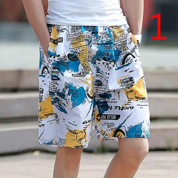

Printed Joker Shorts Men's Loose and Quick-drying Pants Pants Summer Couple Beach Pants Large Size