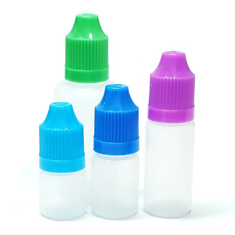 

10Pcs PE Empty Plastic Dropper Eye Drop Bottle 3ml / 5ml / 10ml / 20ml / 30ml / 50ml / 100ml / 120ml Empty Pen Squeeze Bottle