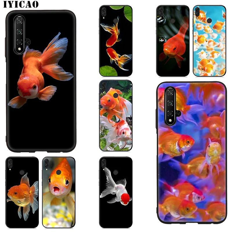 IYICAO золото кои мягкий чехол для huawei Коврики 30 20 10 Lite рro Y9 Y7 Y6 Prime 2018 2019 Nova 3i 2i 5i 4 2 |