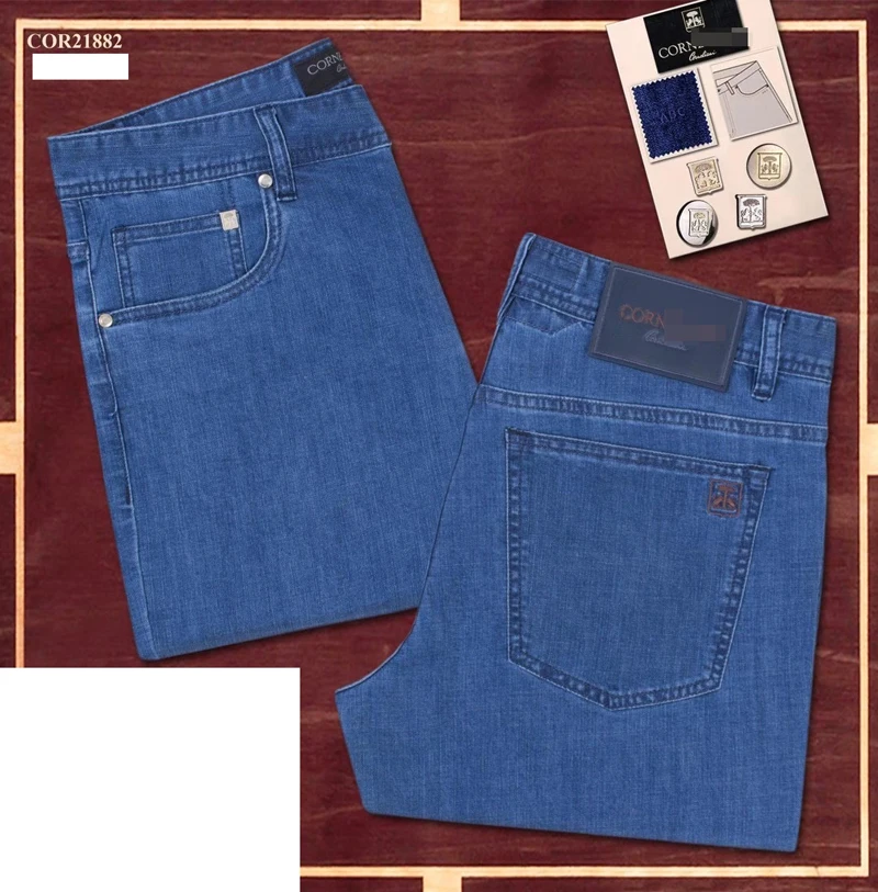 BILLIONAIRE Jeans cotton 2021 Spring summer new Thin fashion zipper