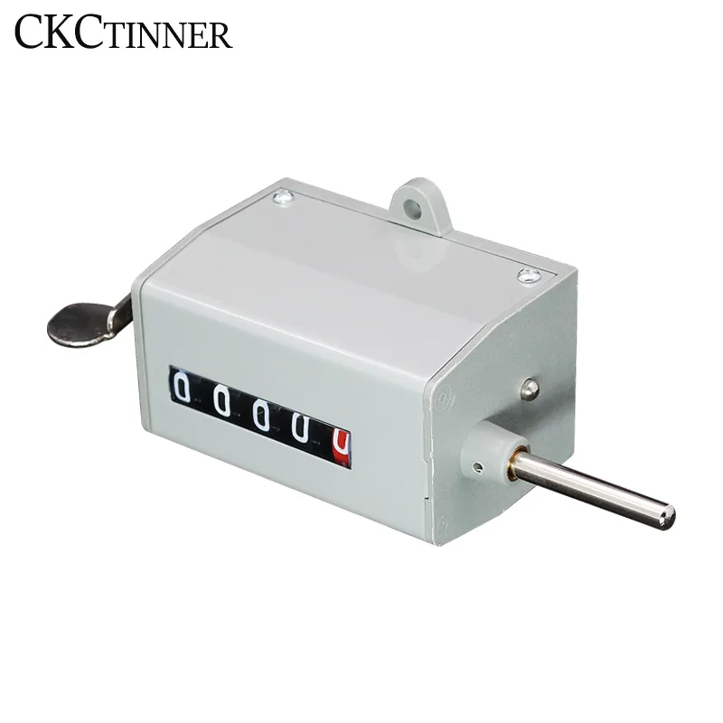 5digits Counter Mechanical Rotating Speed Meter 75-I 75-II Totalizing Pull Counter Resettable digital punch