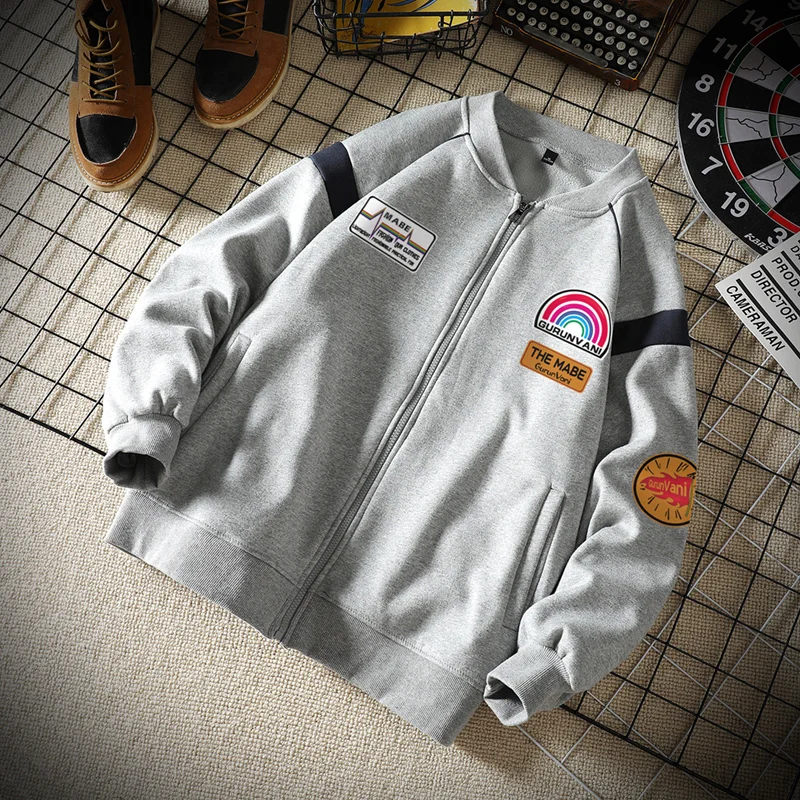 Autumn Boys Girls Warm Diamond Cat Design Casual Slim Baseball Jacket Sweater Coat