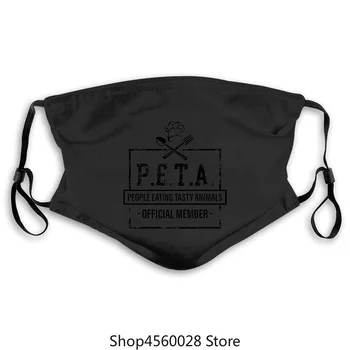 

PETA persone mangiare gustosi animali pancetta carne umorismo adulto divertente mens nuova maschera maschere del fumetto mascher