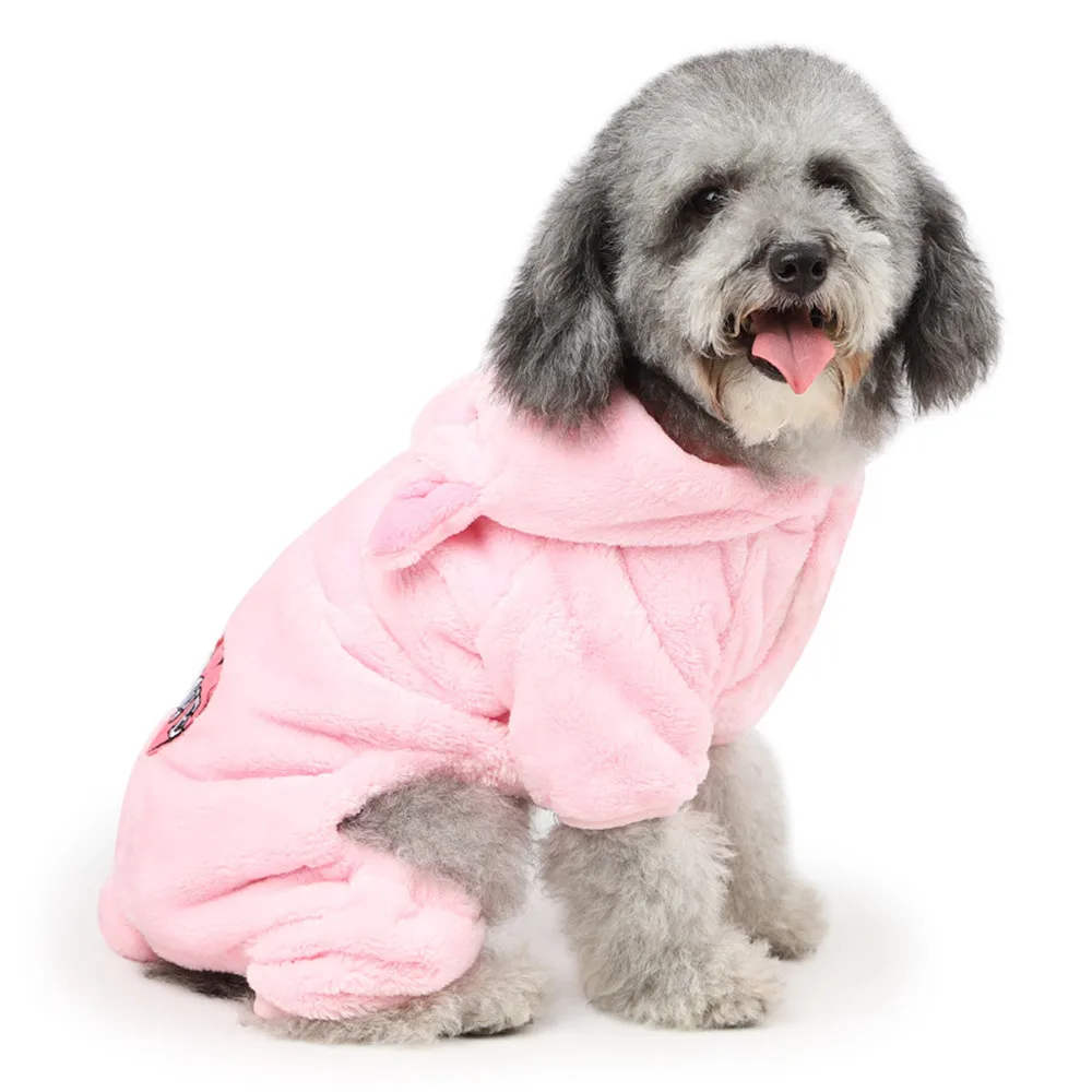 2020 Cute Dog Clothes for Chihuahua Pet Bear Pig Costume Puppy Hoodies Rabbit Dog Coat Jacket Rabbit Pajamas Clothes Pug Bulldog (5)