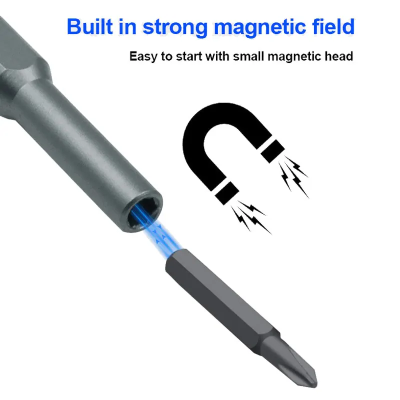 Magnetic Precision Chave De Fenda Set, Bits Kit, elétrico, laptop, iPhone, computador, Tri Asa, Torx, pequeno image_1