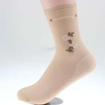 

20 Pairs 2020 Lady Women Summer Socks Velvet Thin Anti-skip Anti-hook Anti-friction Sexy Flora Jauquard Weave Breathable Socks