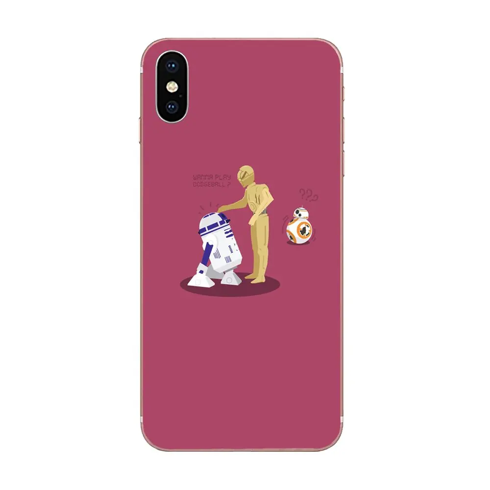Bb8 R2d2 фильмов для huawei P7 P8 P9 P10 P20 P30 Lite Mini Plus Pro Y9 Prime P Smart Z 2018 2019 силиконовый кожаный
