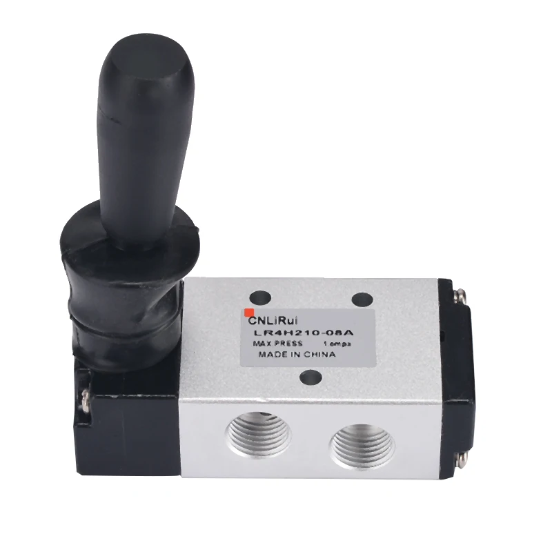 

1pc 1/4" PT Hand Pull Lever Operated Pneumatic Valve 5 Port 2 Position Pneumatic Air Valve 4H210-08