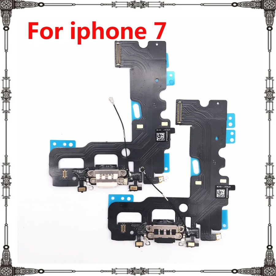 10 Piece USB Charging Dock Flex Cable For iPhone 5 5S 6 6S 6p 7 7Plus Headphone Jack Audio Charger Port Connector Replacement