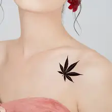 Vente En Gros Maple Leaf Tattoos Achetez Des Lots à Petit