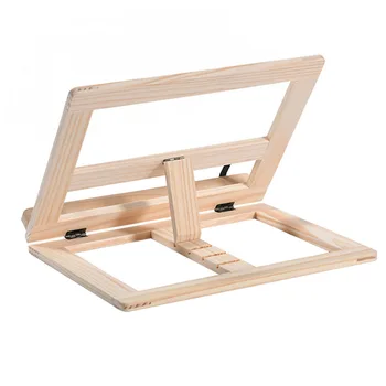 

1pc Reading Holder Student Wooden Book Holder Desktop Book Stand Reading Rack for Laptop Book Student Reading