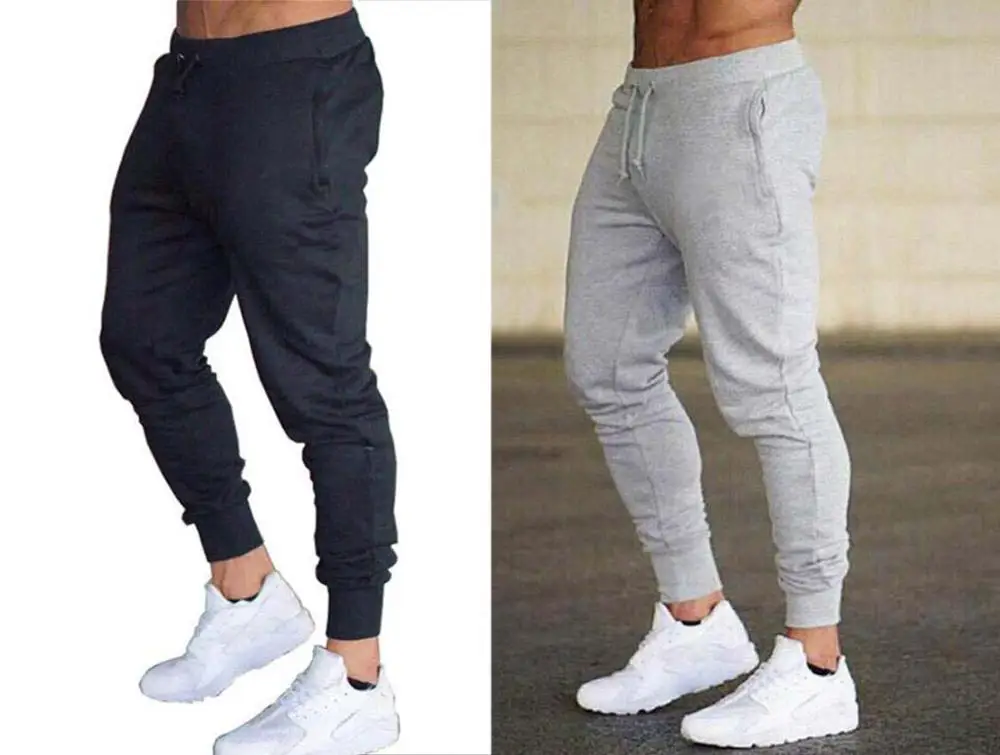 

New Spring Autumn Brand Gyms Men Joggers Sweatpants Men's Joggers Trousers Sporting Clothing The High Quality Bodybuilding Pants