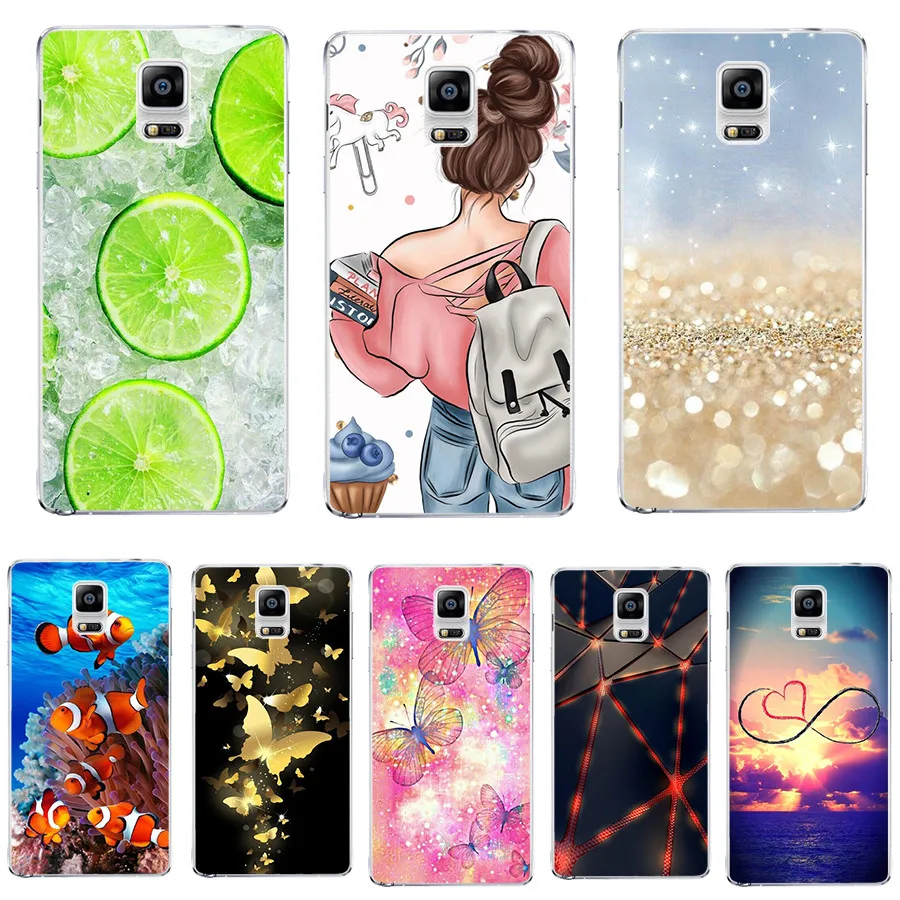 Custodia Per Samsung Galaxy Note 4 Note4 Custodia Cover Silicone Morbido Tpu Back Capa Per Fundas Custodia Per Telefono Samsung Galaxy Note 4 N9100