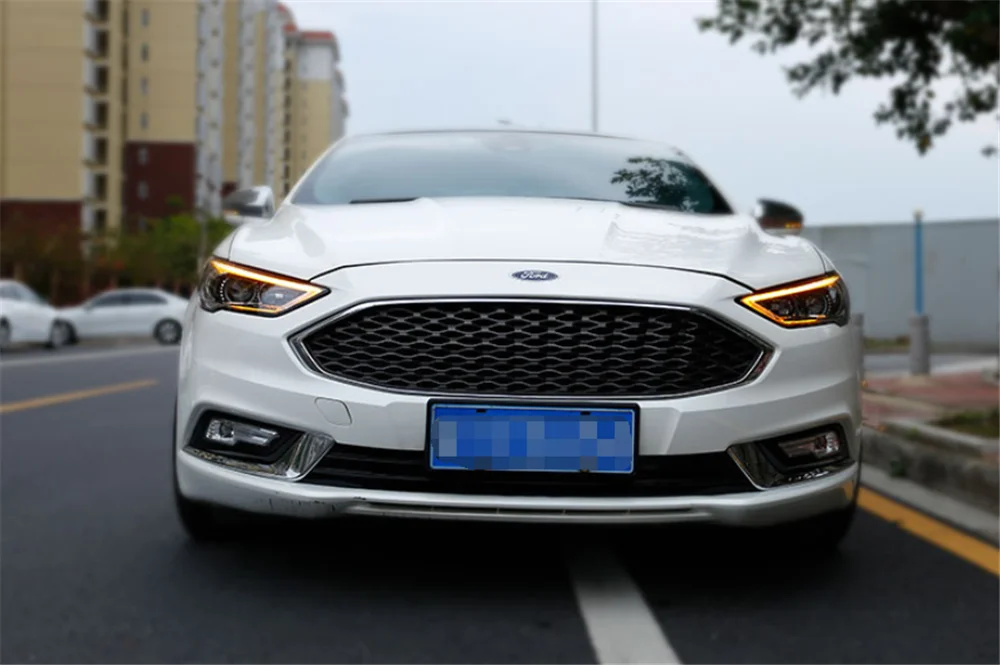 Пара для Ford Mondeo светодиодный фары- Mondeo HID фары биксеноновые фары противотуманные дневные ходовые огни динамический поворот