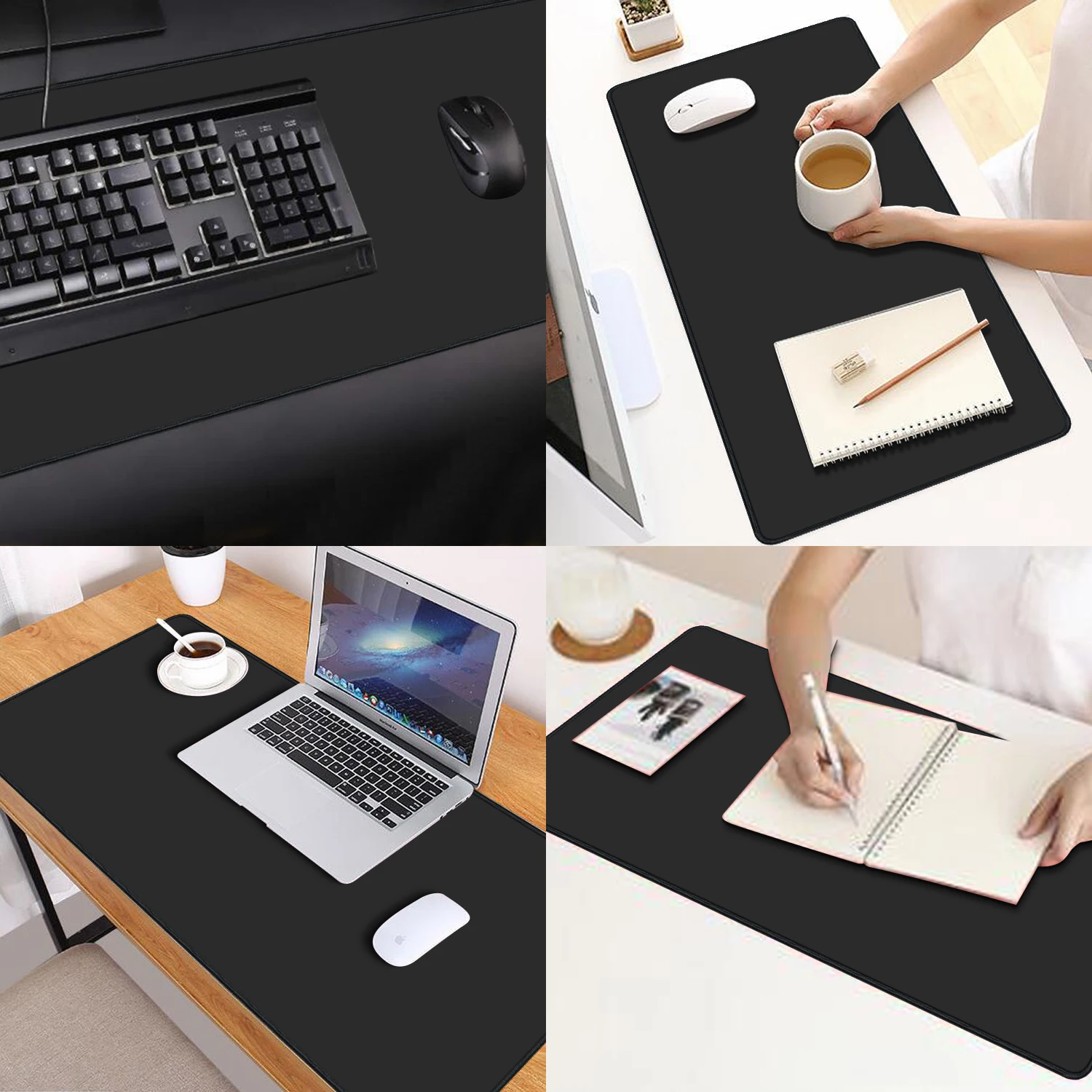 Очень большой игровой коврик для мыши RGB компьютерный коврик для мыши геймер Противоскользящий натуральный каучук Аниме Коврик для мыши стол коврик xl xxl 900x400 мм