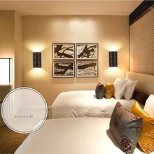 6 Вт светодиодный водонепроницаемый полуцилиндрический настенный светильник, наружный настенный светильник, садовый светильник s для гостиной, патио, сада, прихожей, балкона