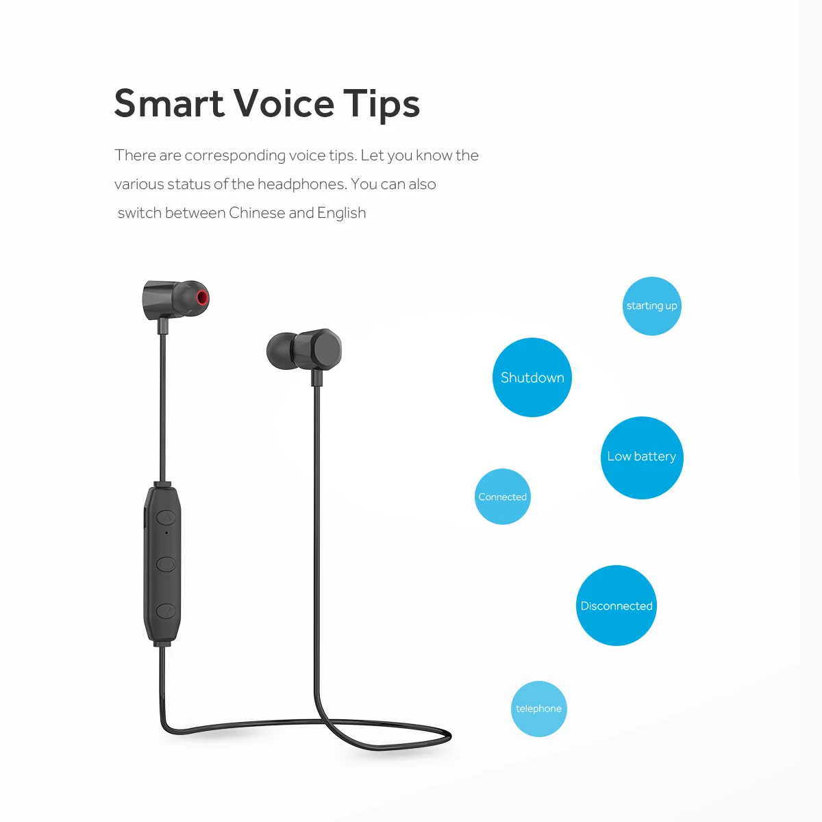 Беспроводное ожерелье с Bluetooth наушниками анти-осень атлет Магнитный всасывающий наушник беспроводной наушник Hifi Звук BT5.0 музыкальная телефонная гарнитура