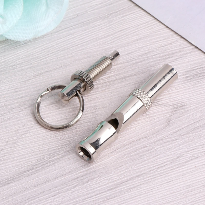 Pet Dog Training Obedience Whistle Ultrasonic Supersonic Sound Pitch Quiet Adjustable Flute Puppy PXPC