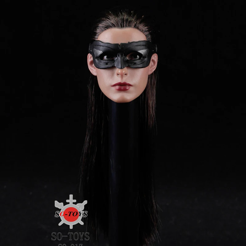 Распродажа маска для глаз SOTOYS SO-017 1/6 Anne Hathaway со съемной резьбой по голове кошки |